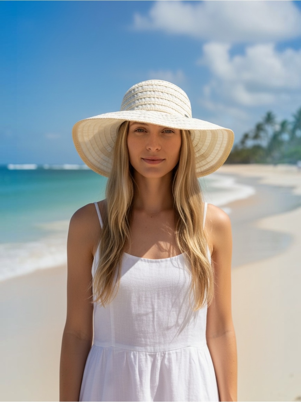 Betmar Classic Sun Hat With Bow on the Back